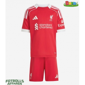 Liverpool Hemmaställ Barn 2025-26 Kortärmad (+ Korta byxor)